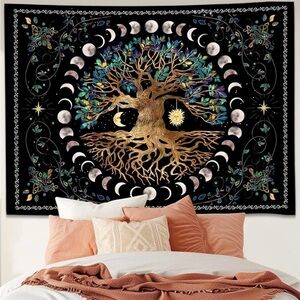 Mystical Tree of Life Tapestry